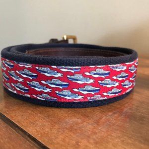 Vineyard Vines Canvas Club Belt